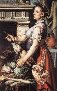 Pieter Aertsen Cook in front of the Stove oil painting